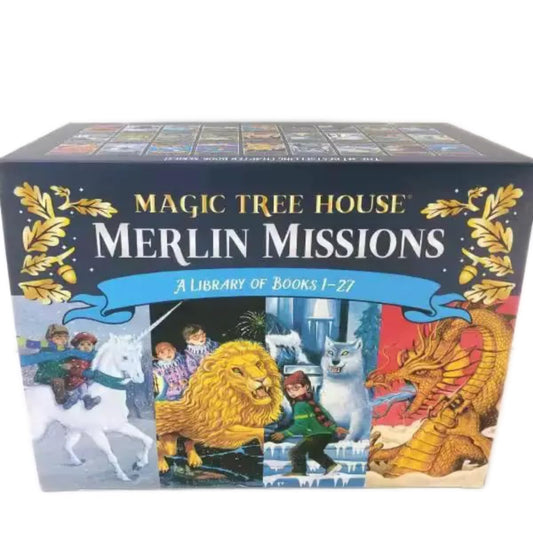 FOLREBAS Tree House Merlin Mission box set cover inviting young readers to start an adventure