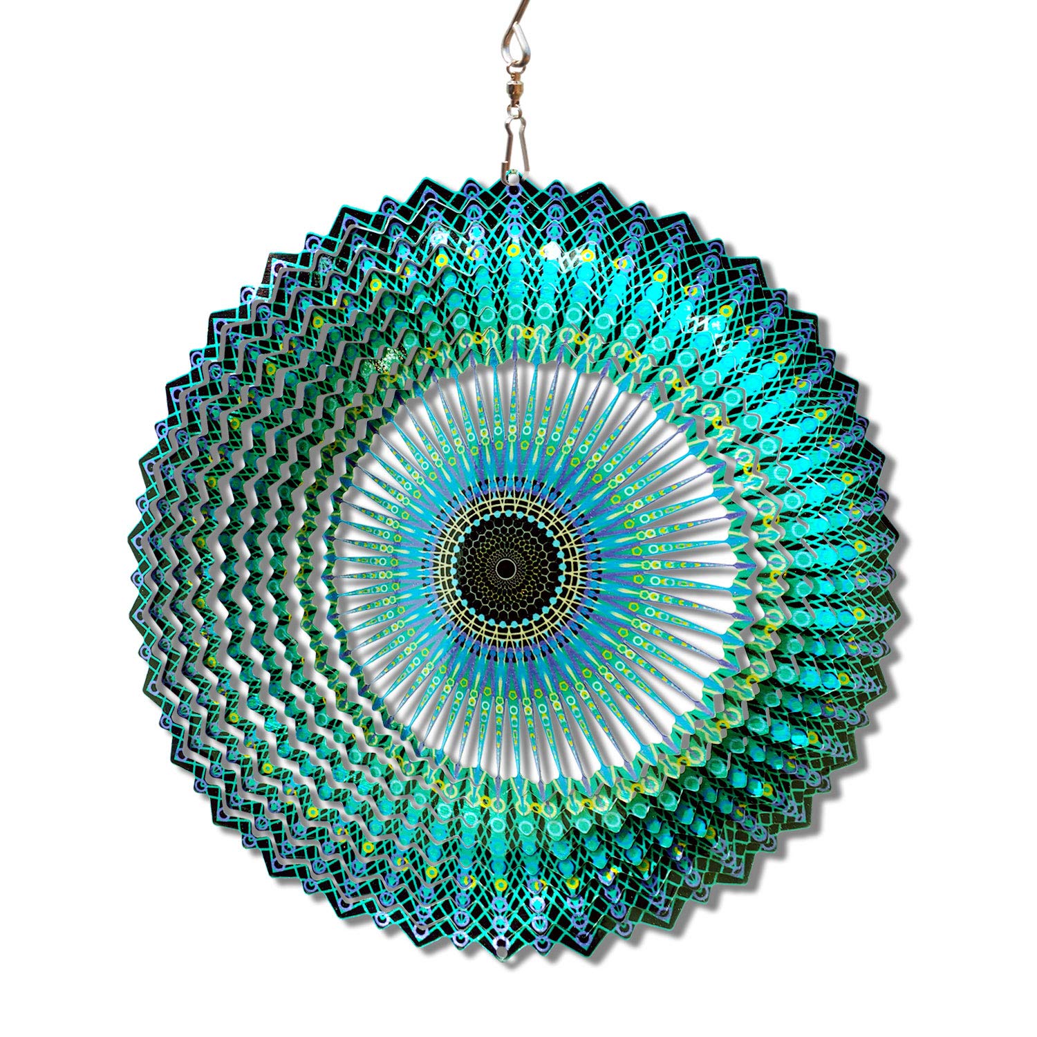 FONMY wind spinner mandala starry sky 12-inch adds shimmering outdoor color