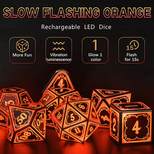 FONVGOGO charging base keeps the dice powered with clear charging status