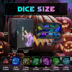 FONVGOGO premium gift box with DND dice packaging for gifting.