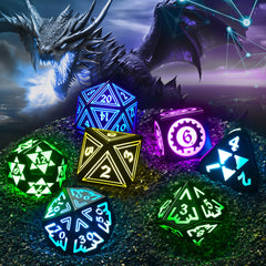 Gift-ready FONVGOGO DND dice set in a premium box for gifting