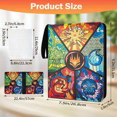 Fonwill side-loading pockets keep cards from slipping during transport.