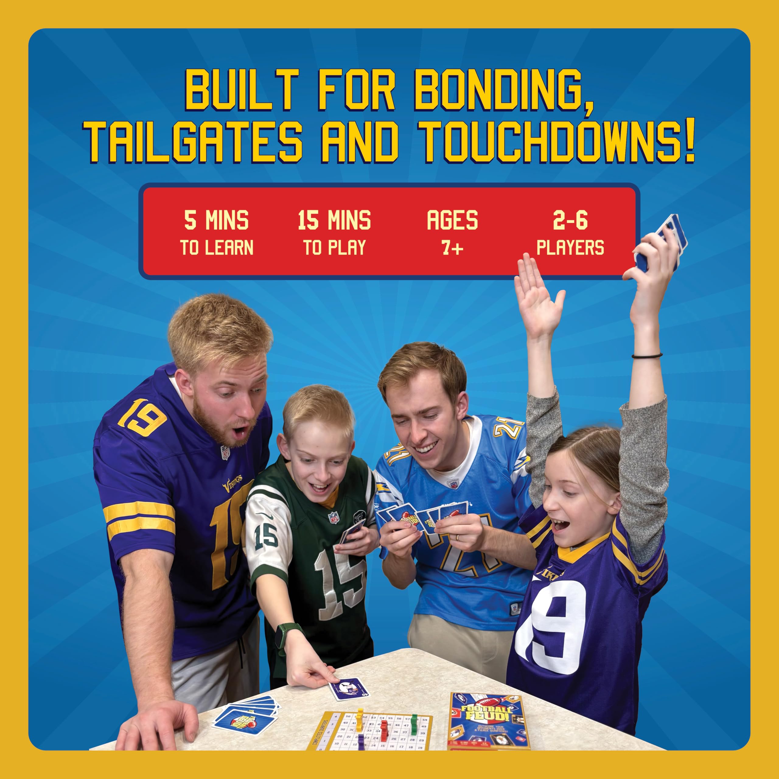 FOOTBALL FEUD! classroom use to boost quick math and strategy.