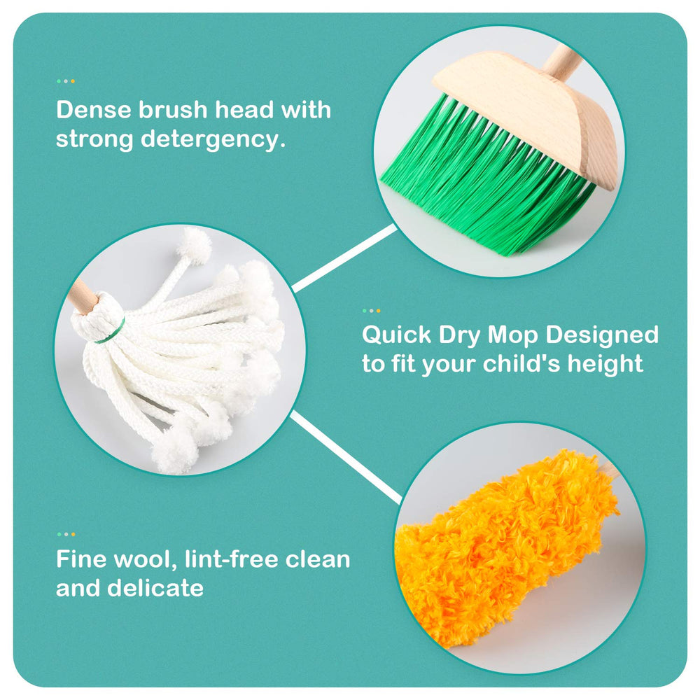 FOPNETS dustpan for child sized tidy up practice