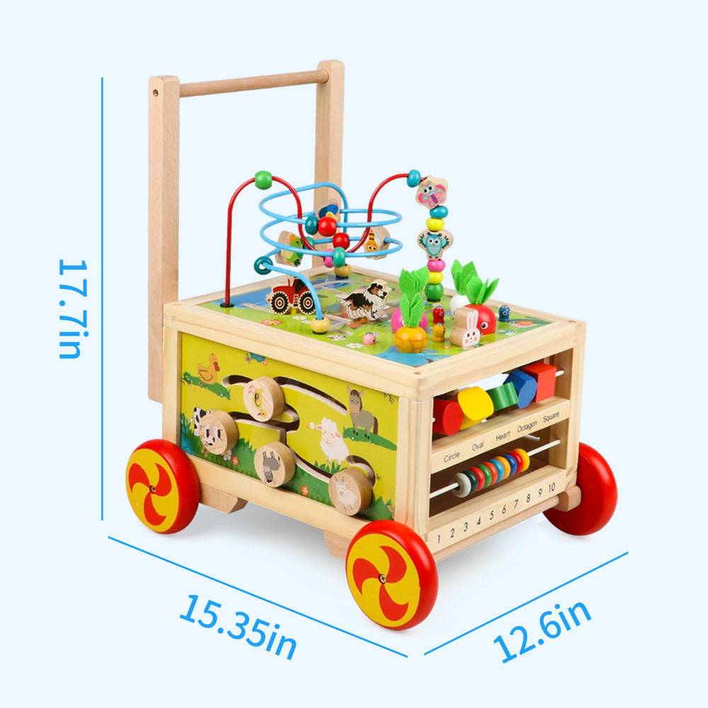 FOPNETS storage box in the cube keeps small toys organized after play.