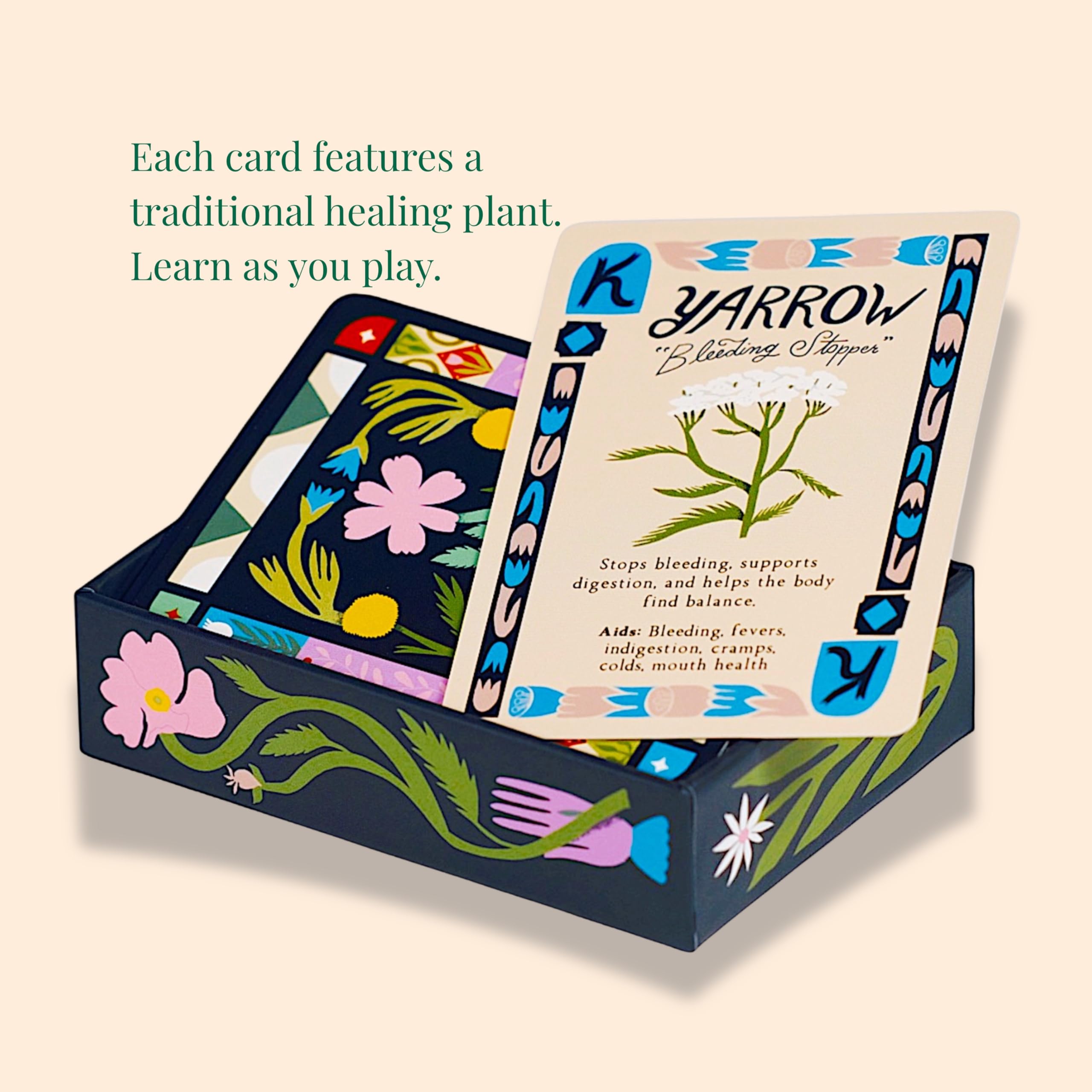 Forage Folk deck printed on FSC certified eco-friendly materials