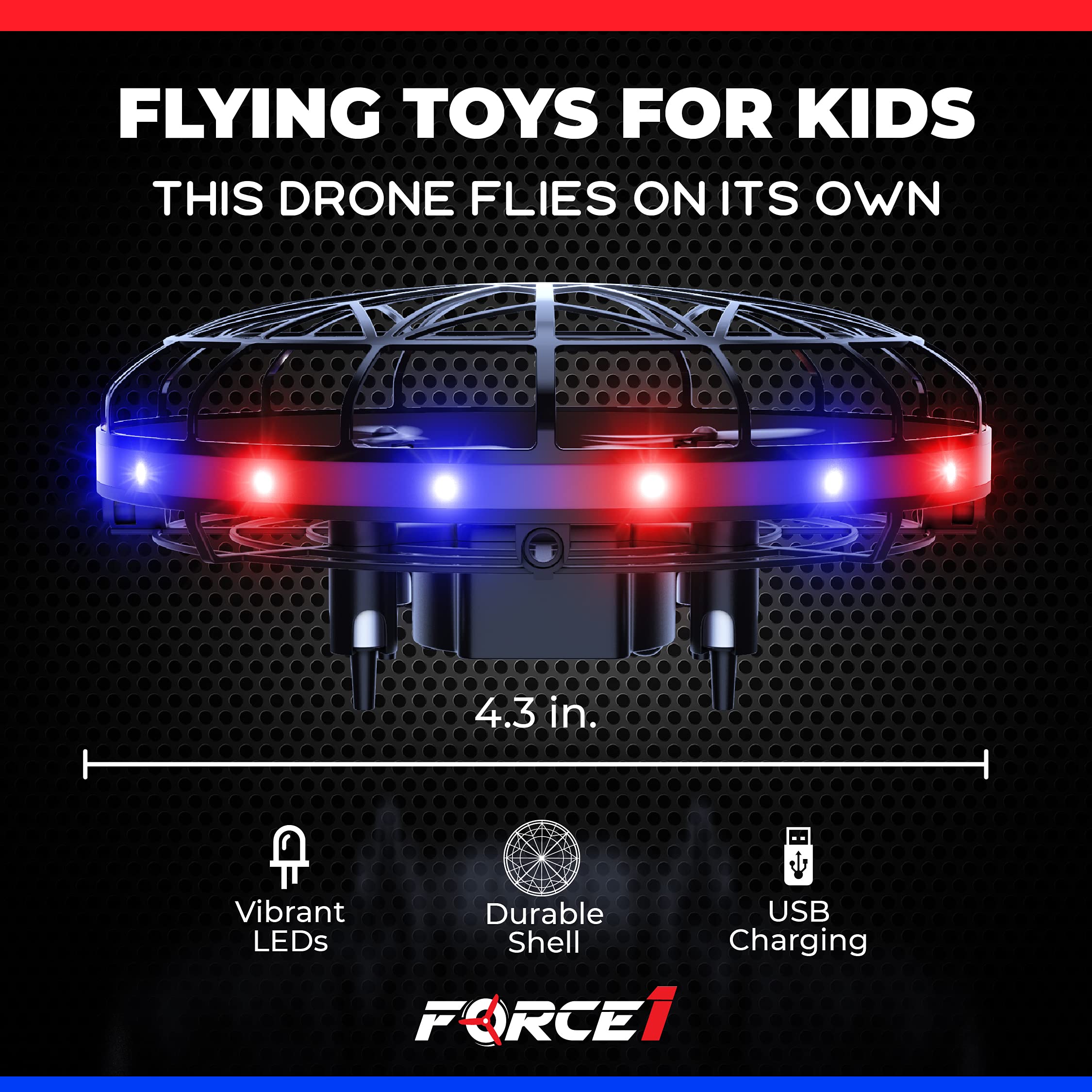 Force1 Scoot measures 4.3 inches, ideal for small indoor spaces.