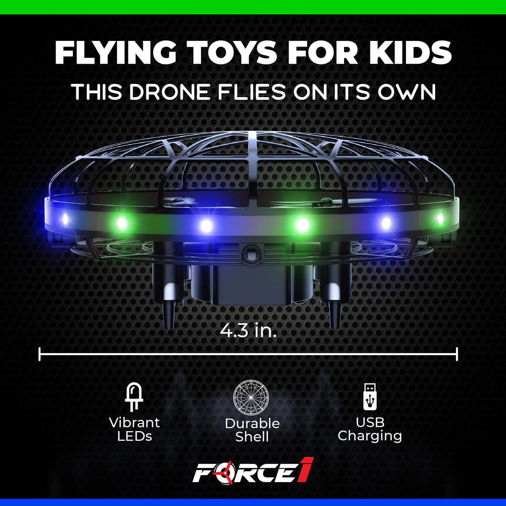 Force1 Scoot LED drone US-certified STEM toy for safe learning
