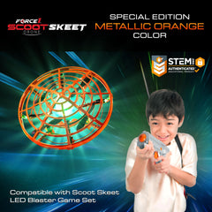 Force1 Scoot Skeet LED sensors glow during auto-hover and precise tracking.
