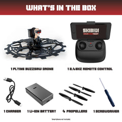 Force1 Skibidi Toilet Drone packaging set shows complete contents and accessories.