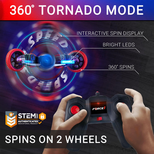 Force1 Tornado remote side view showing compact design