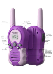 FOREDOM walkie talkies dual USB charging cable enables quick recharging