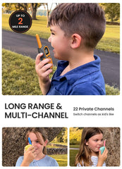 FOREDOM Walkie Talkies 3Pack side view showing compact design