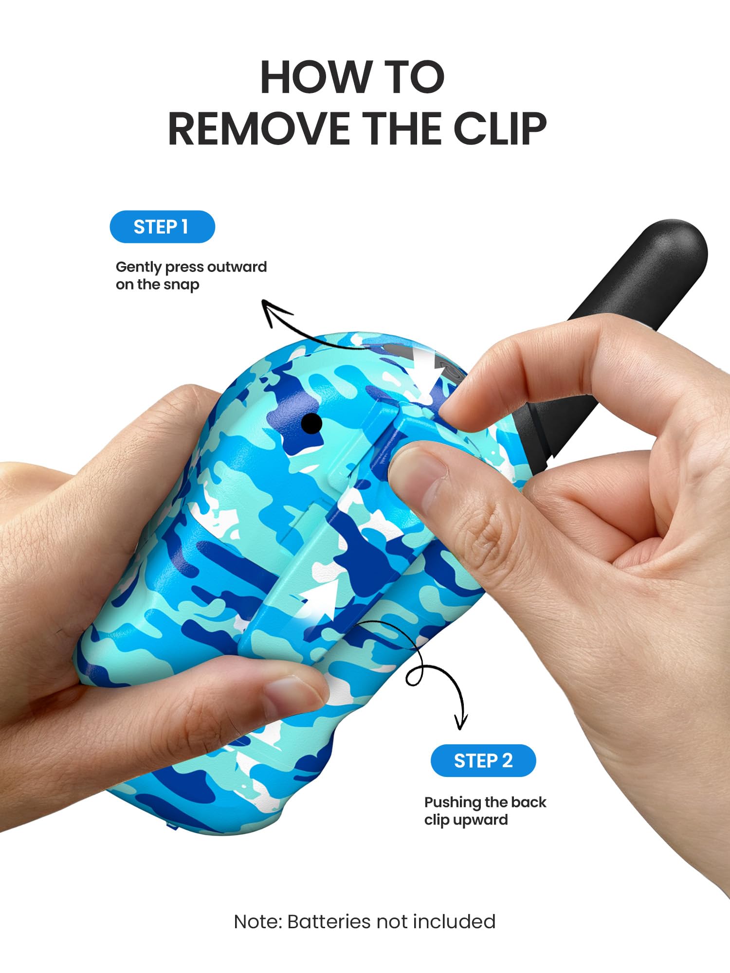 FOREDOM channel lock keeps kids on the same channel during play.