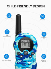 FOREDOM kid-friendly 70g units with belt clip support easy carry.