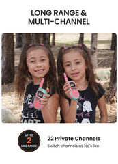 FOREDOM pink kids walkie talkies in packaging, ideal gift