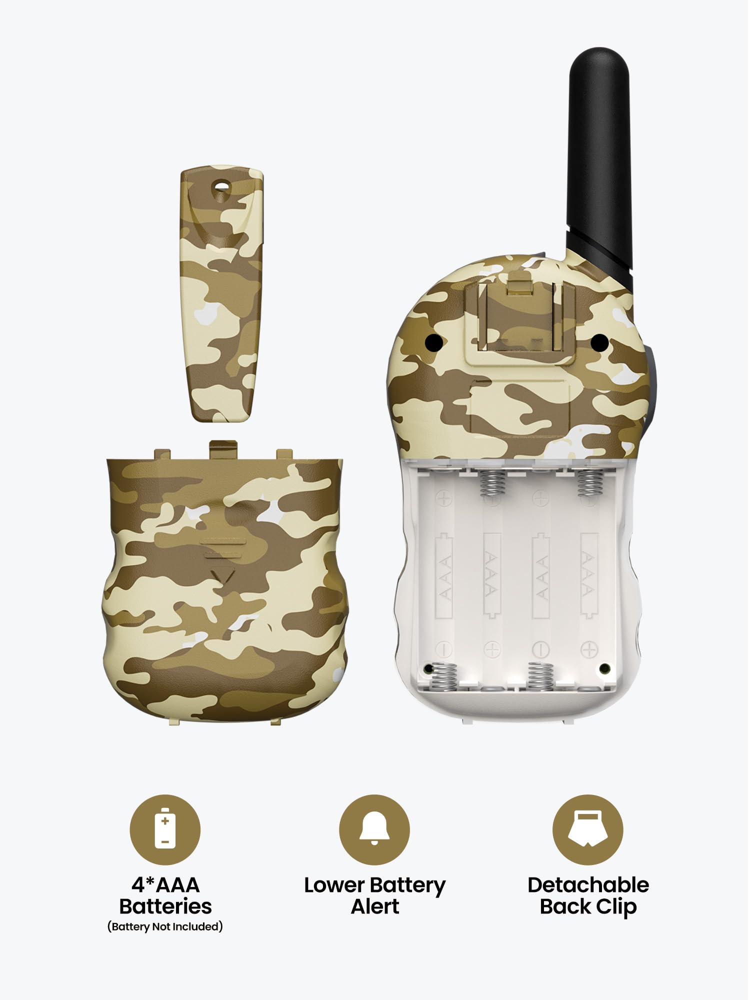 FOREDOM lightweight walkie talkies at 70g for kids