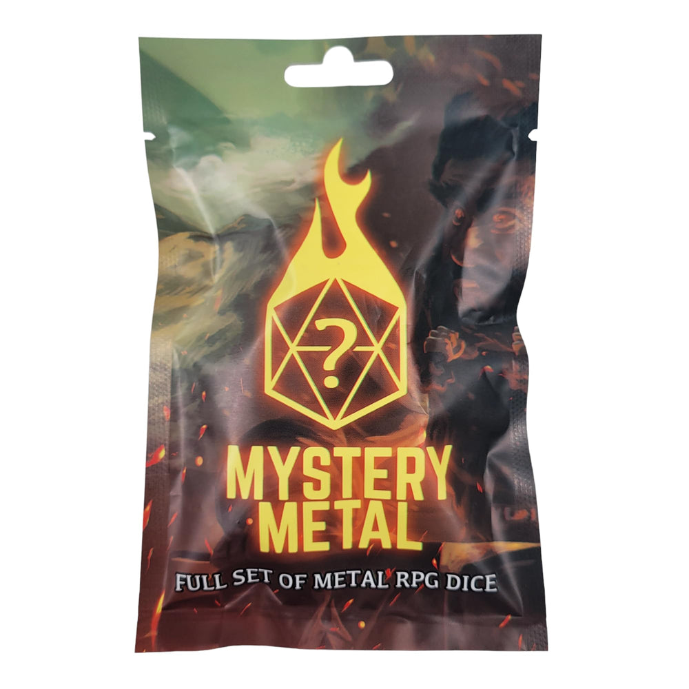 Forged Dice Co mystery metal dice bag ready for D&D adventures