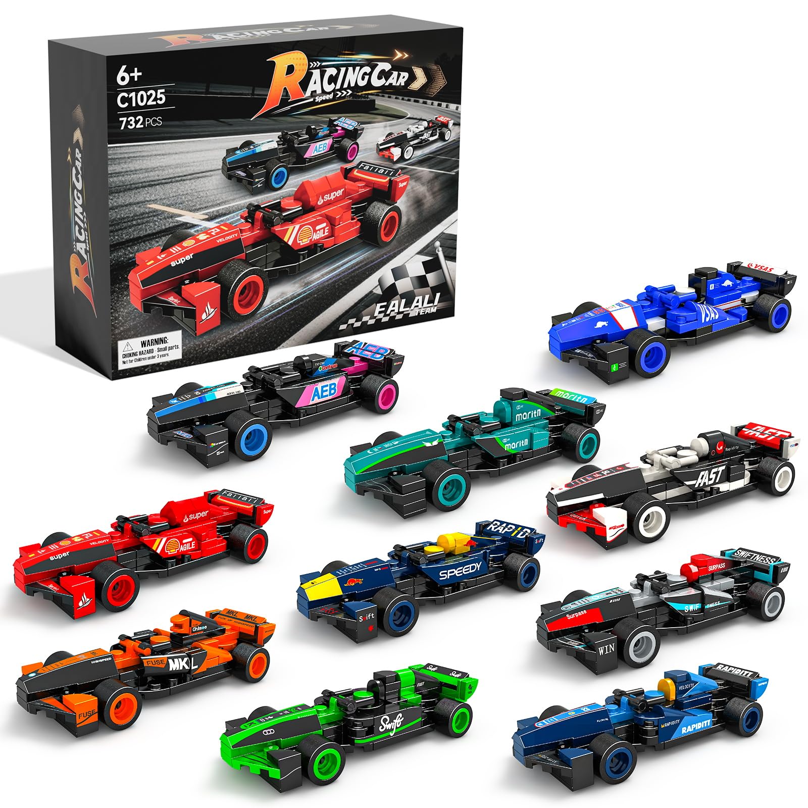 Formula 1 Racing Car Toy pack cover, ideal for display and gifting.
