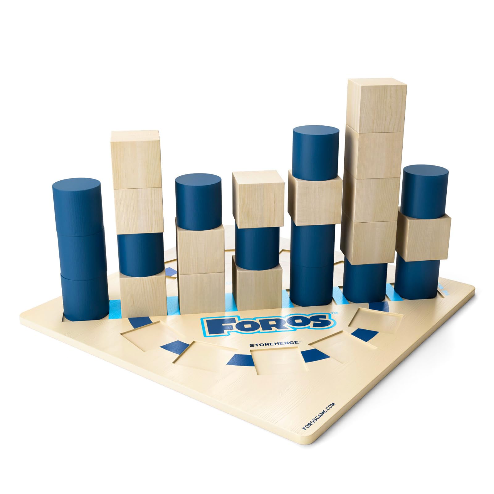 Foros modern wooden board display as a stylish coffee table centerpiece