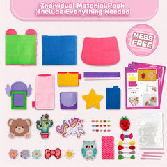 Fortand Sewing Kit for Kids ornament project – precise stitching with safety.