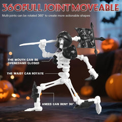 FortiTrust T13 skeleton figure with simple instructions for quick assembly.