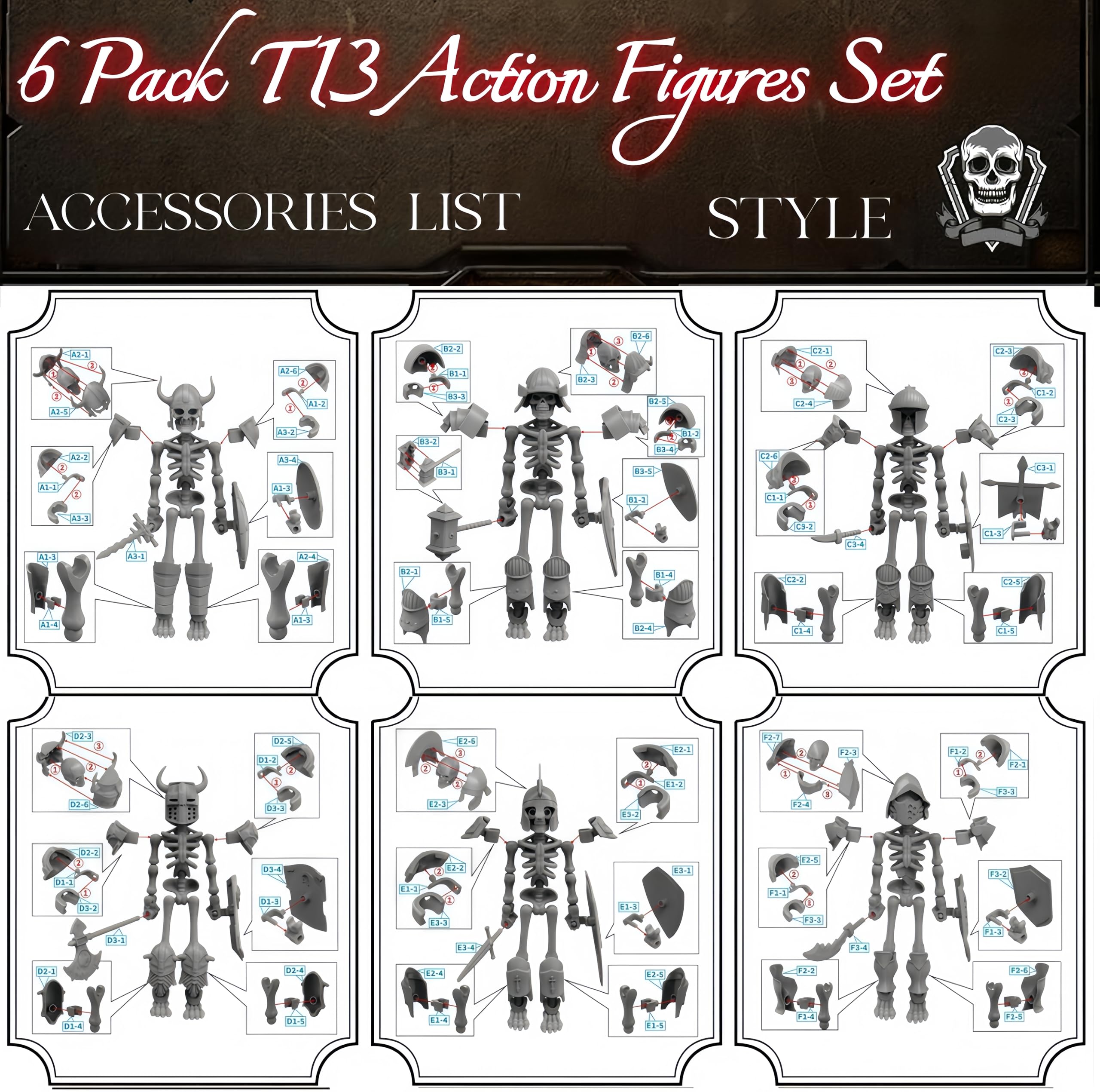 FortiTrust T13 skeleton figure makes a fun Halloween or gift idea.