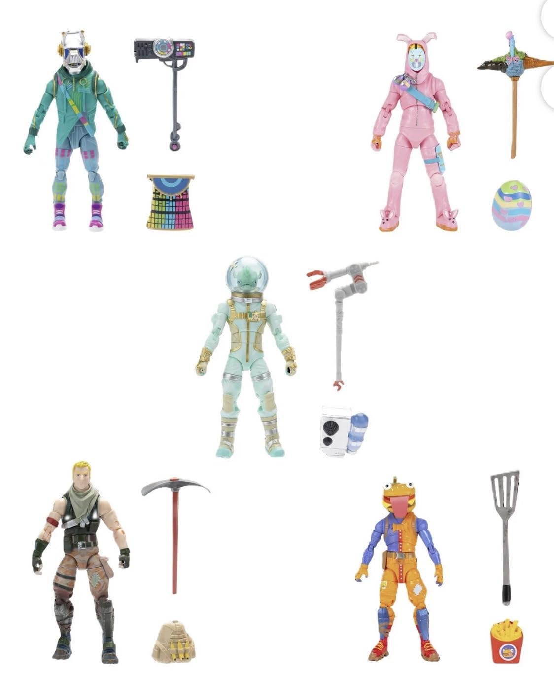Fortnite DJ Yonder figure shown with Back Bling and harvesting tool