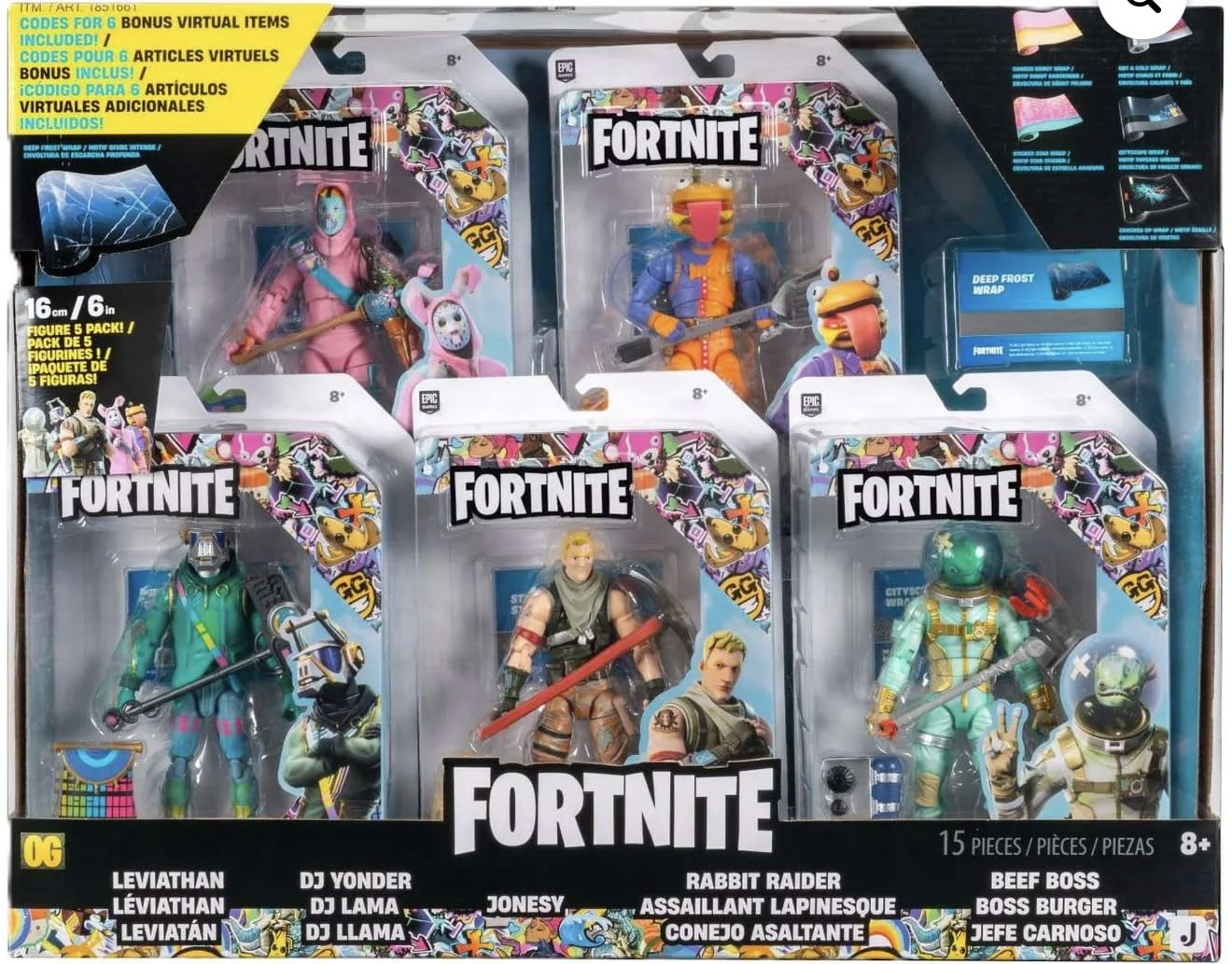 Fortnite Leviathan action figure with dynamic poseability and displayable features