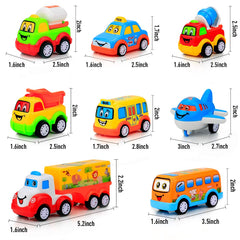 Forty4 colorfully designed vehicles inspire imaginative stories and sharing.