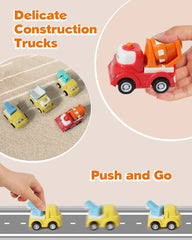 Forty4 construction car carrier mixer close-up emphasizes authentic vehicle design for engaging role-play