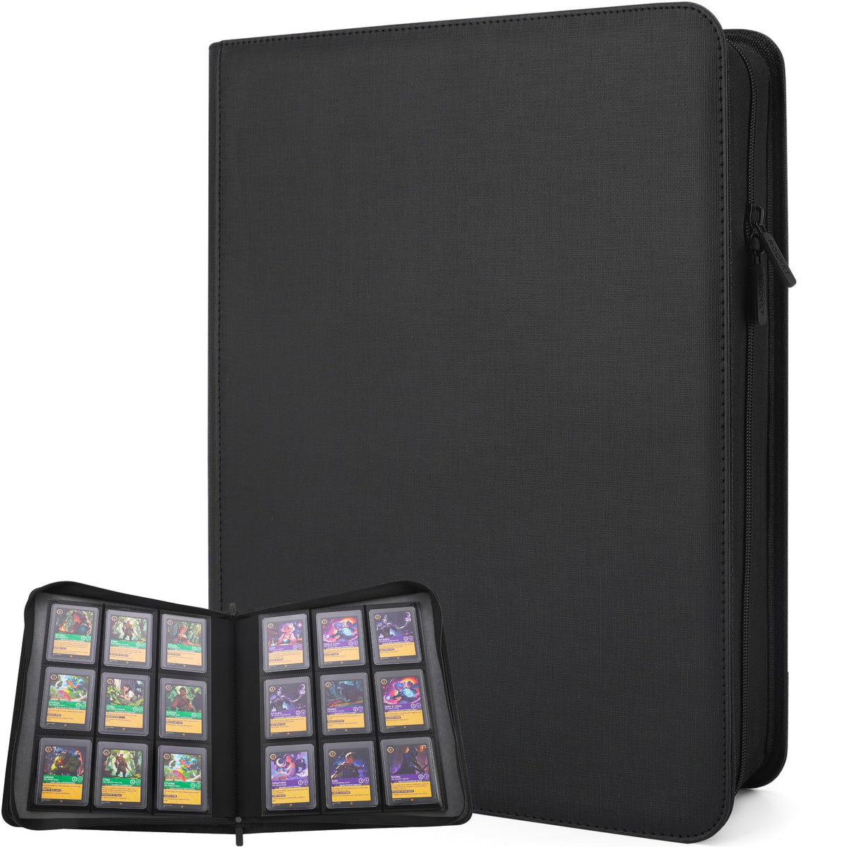 FORZAROCKET 324 Toploader Binder front cover with minimalist design and premium PU leather protection.
