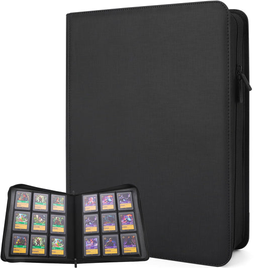 FORZAROCKET 324 Toploader Binder front cover with minimalist design and premium PU leather protection.