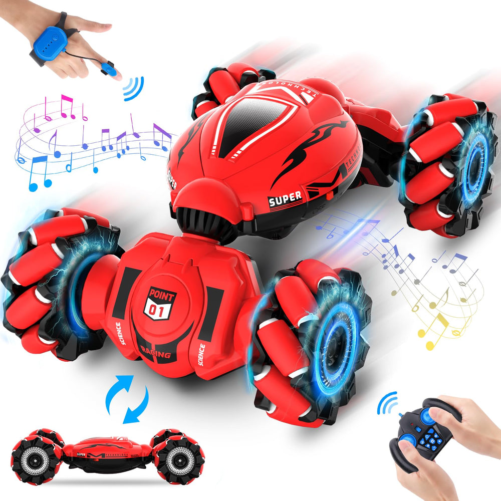 Fosgoit gesture RC car lights for night play and action.