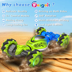 Fosgoit Gesture RC Car two cars racing with anti-interference tech