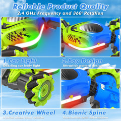 Fosgoit Gesture RC Car side-drift pose showing 360° rotation