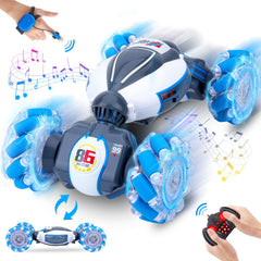 Fosgoit gesture-sensing RC car front view showing responsive steering for exciting play