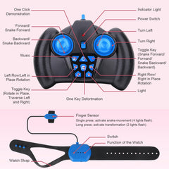 Fosgoit pink RC car remote control with gesture watch for easy control