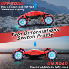 Fosgoit RC car remote 2.4GHz enables stable multi-car races.