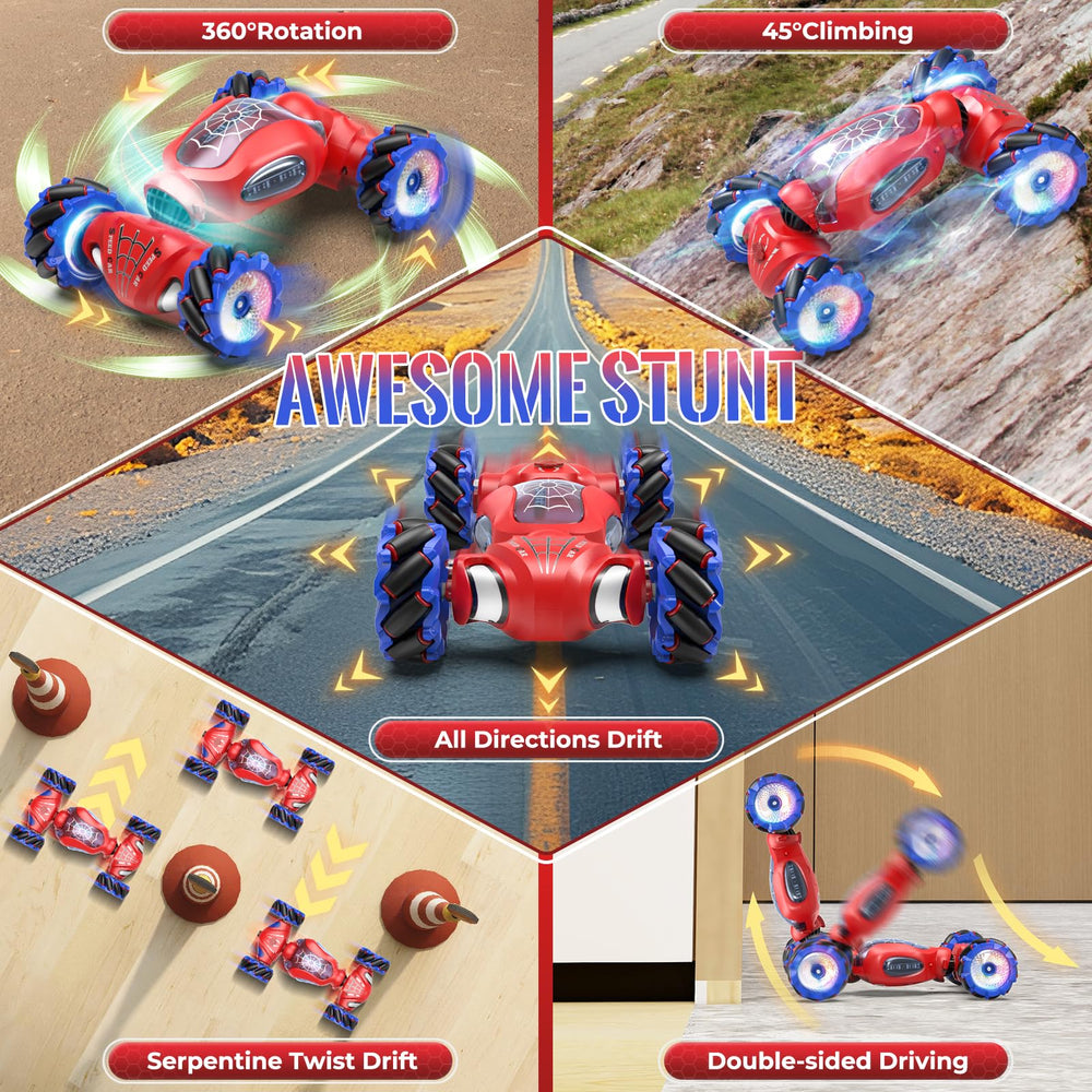 Fosgoit Spider RC car detailed chassis reveals durable build for indoor and outdoor play