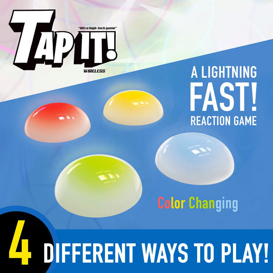 Fotorama Tap It Pong mode shows lights moving back and forth for timing practice