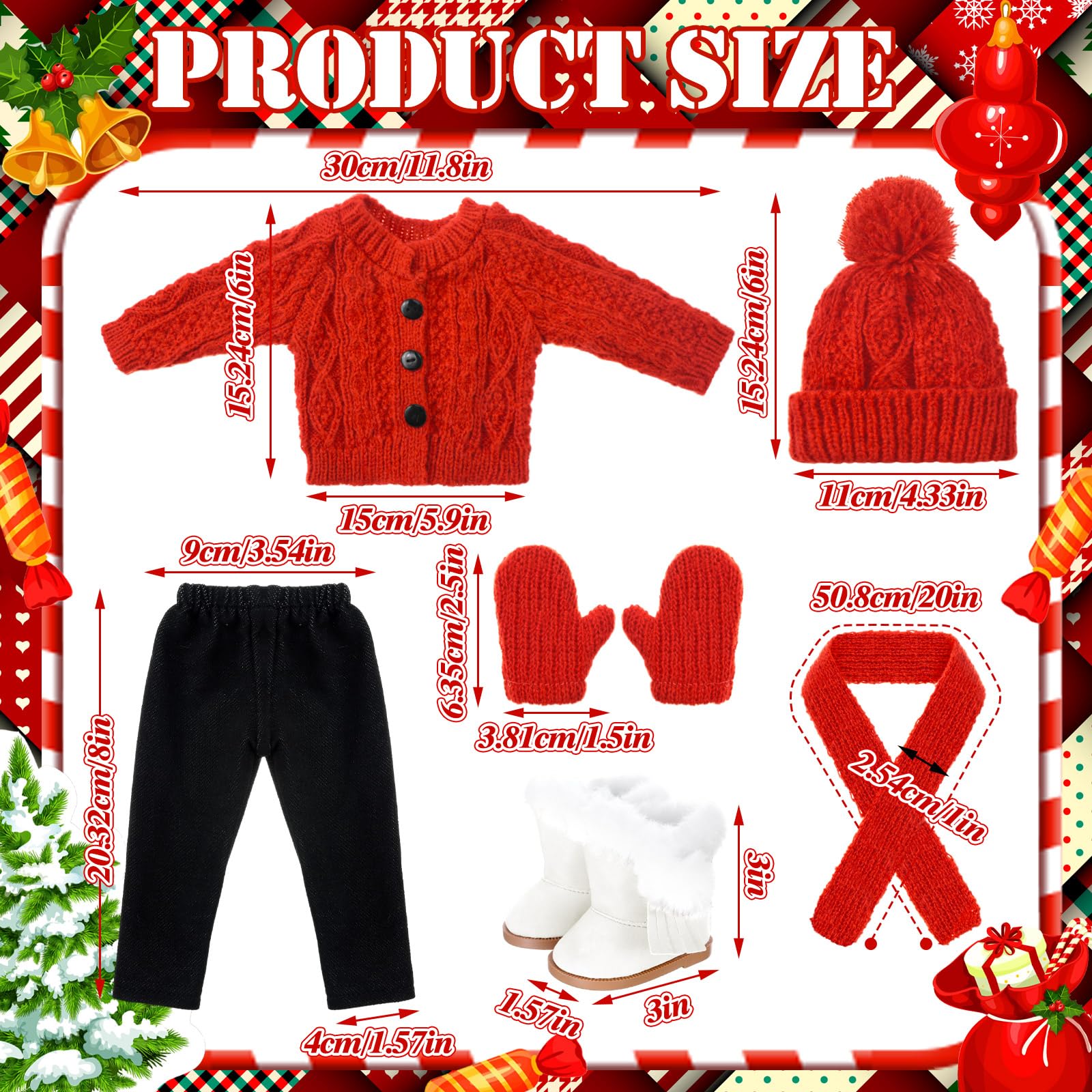 Fourluoo doll jeans offer classic winter look for 18-inch dolls.