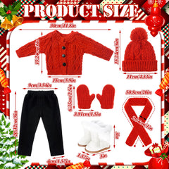 Fourluoo doll jeans offer classic winter look for 18-inch dolls.