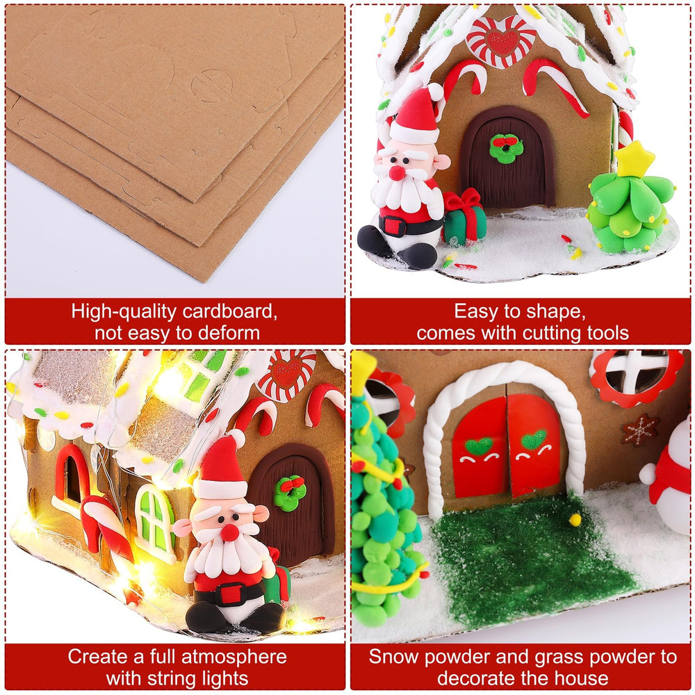 Fovths Christmas-color clay packs for vibrant holiday decorations.