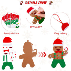 Fovths Santa design foam sticker for joyful holiday decorating