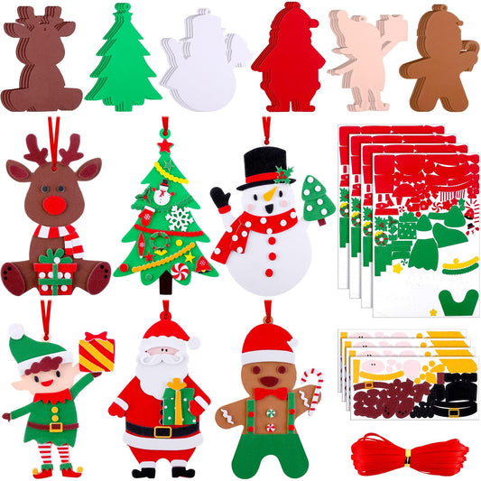 Fovths Christmas foam sticker tree design for festive crafts