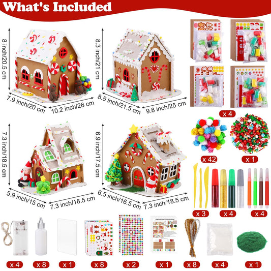 Fovths gingerbread-house styling illustrations guide step-by-step creativity.