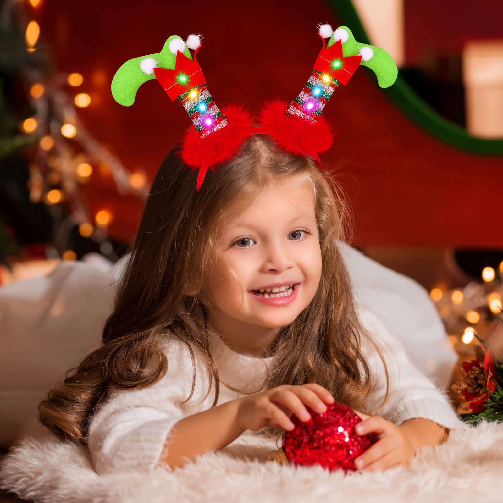 Fovths assorted styles headband set offers versatile holiday looks.
