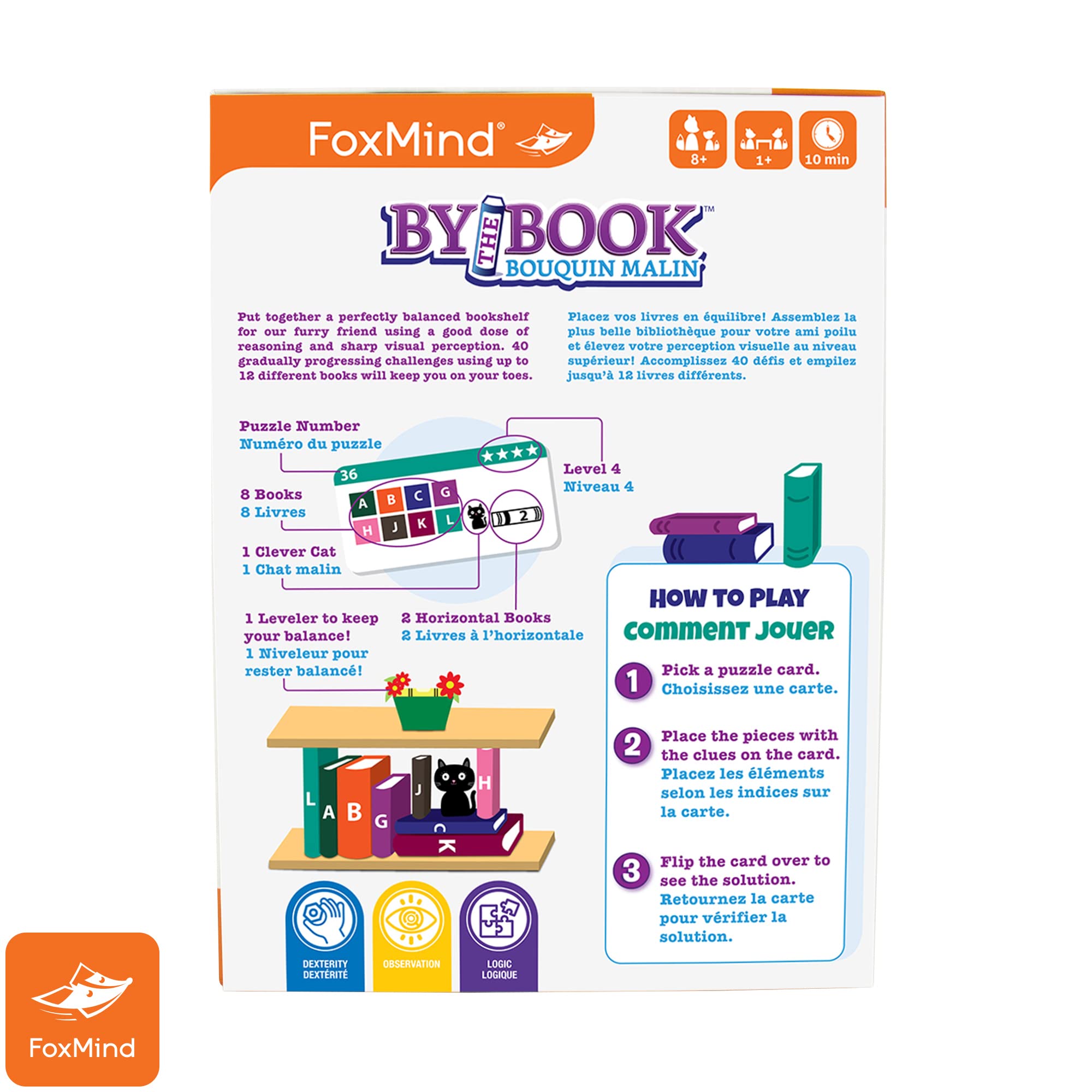 Two players navigate the challenge together with FoxMind By The Book.