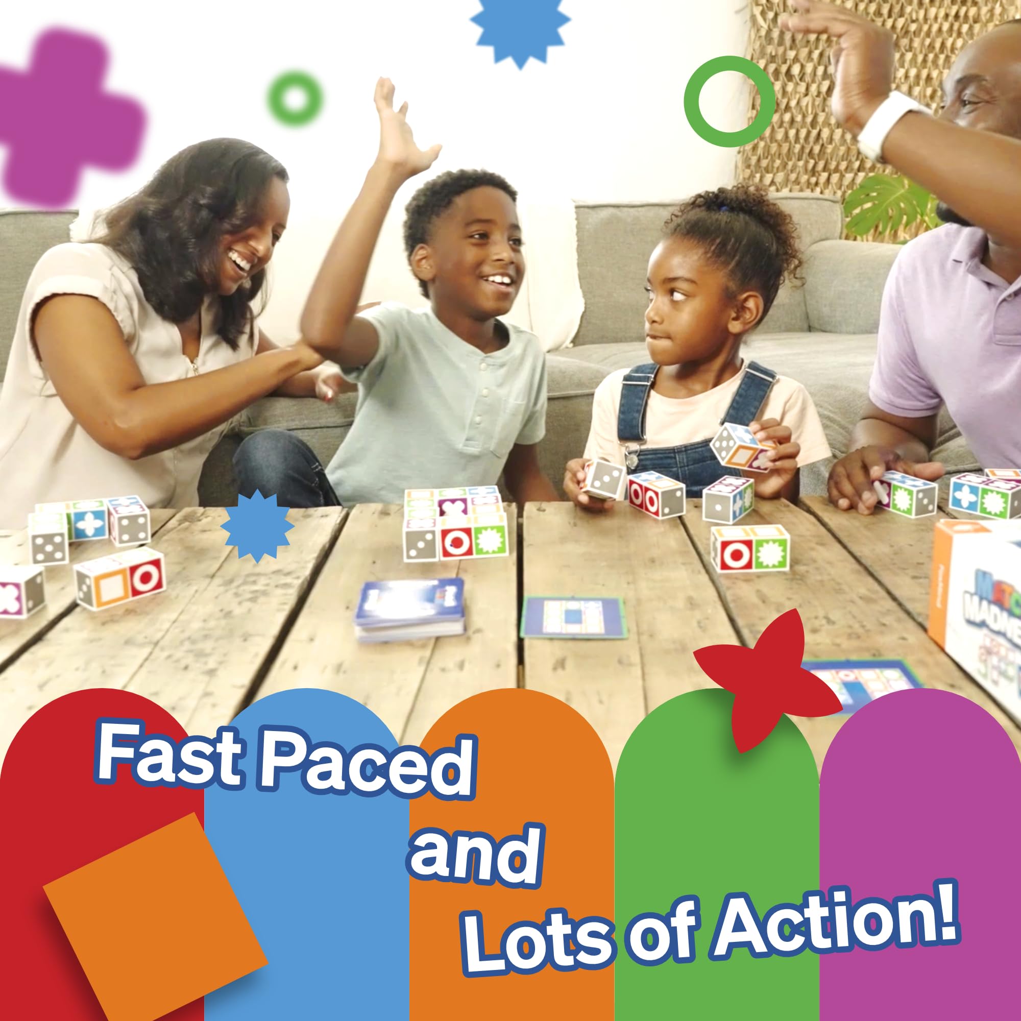 Colorful tactile blocks foster hands-on pattern recognition.